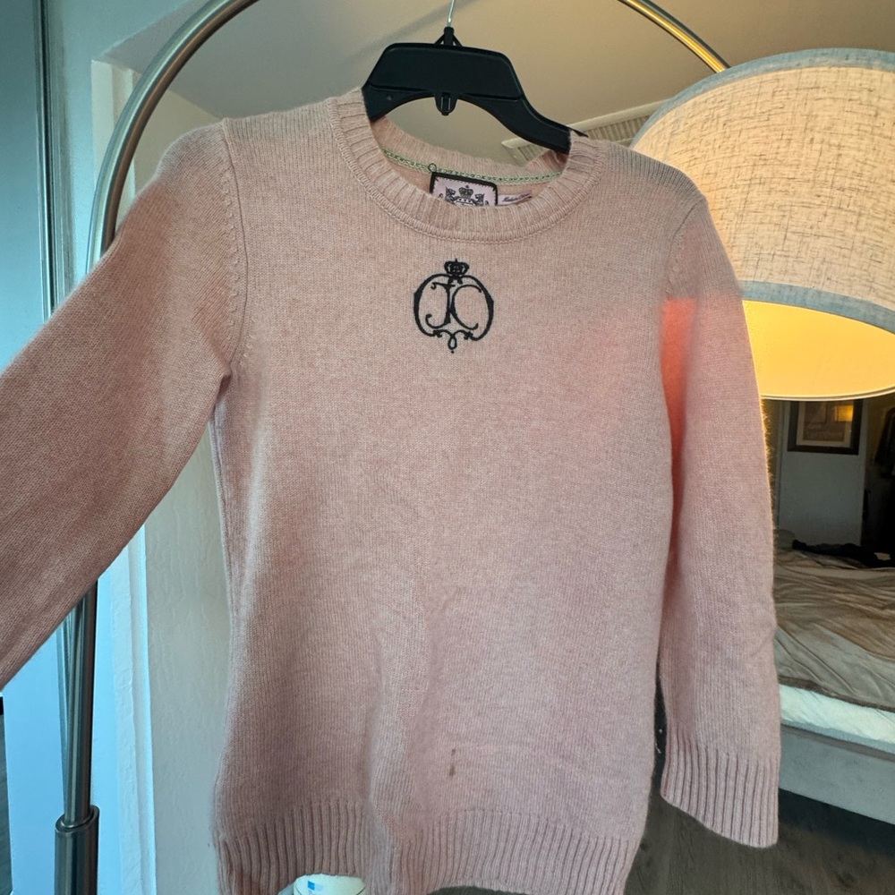 Juicy Couture Pink Crew Neck Sweater